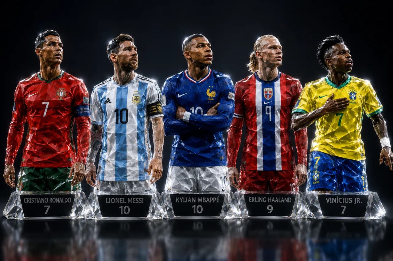 Golden Boot contenders: Ronaldo, Messi, Mbappé, Haaland and Vinícius Júnior