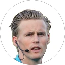 Referee Sander van der Eijk
